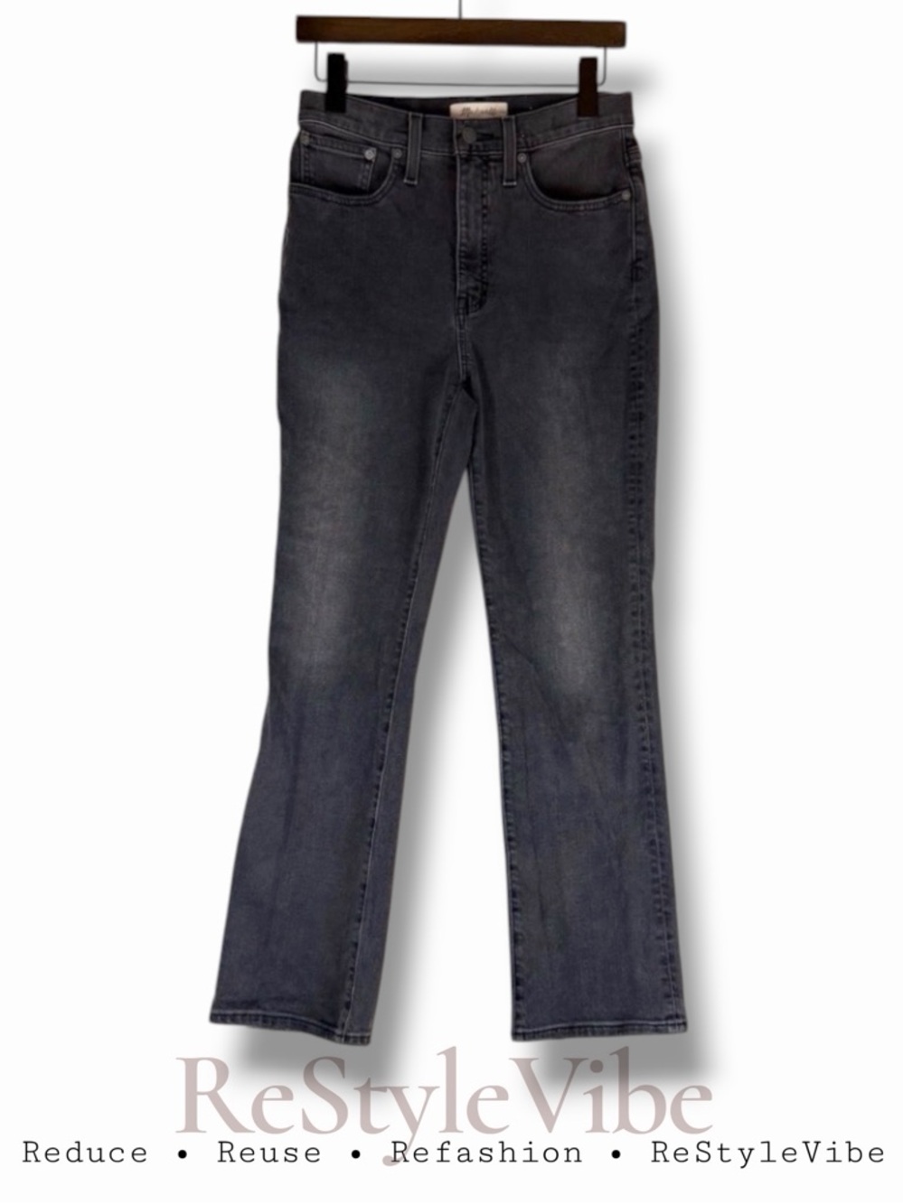 MADEWELL Women’s Size 26 Denim Jeans Slim Demi-Boot Style Fit Ankle Stretch